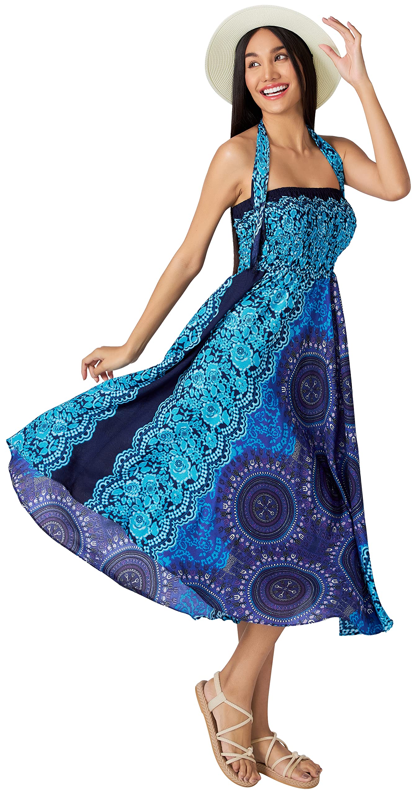 Long Boho Skirts for Women - Bohemian Hippie Maxi Summer Skirt