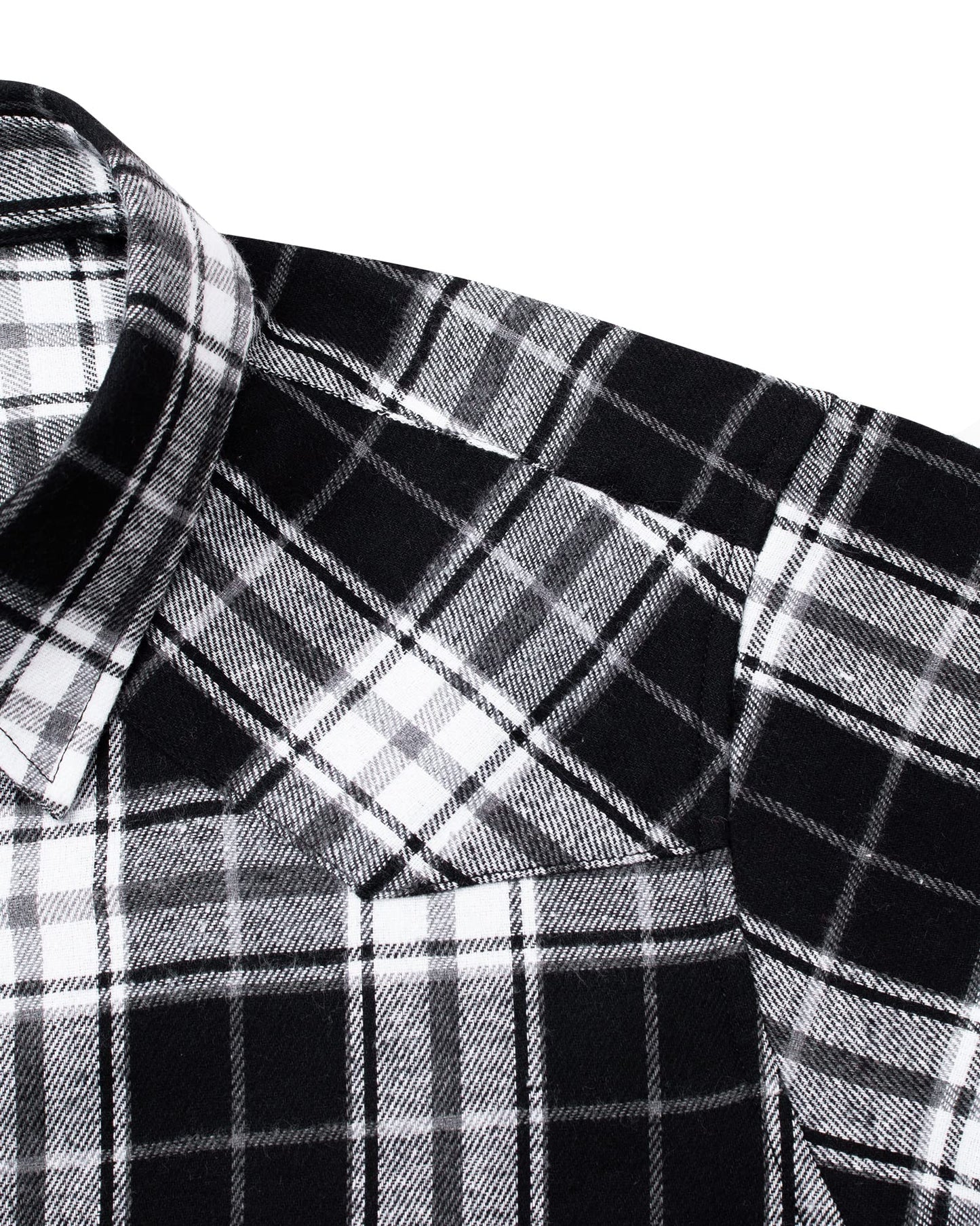 Womens Plaid Flannel Shirts Long Sleeve Roll Up Casual Button Down Shirt