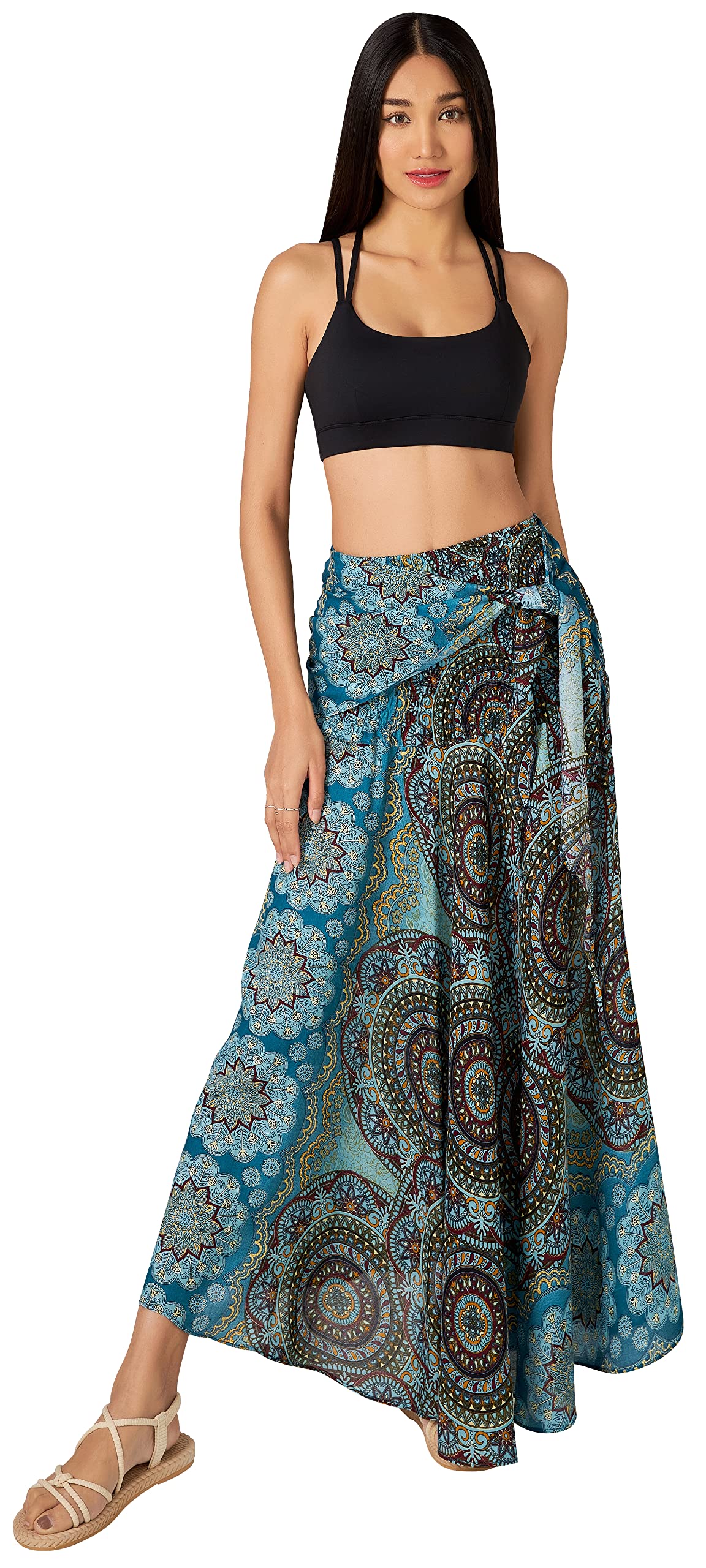 Long Boho Skirts for Women - Bohemian Hippie Maxi Summer Skirt