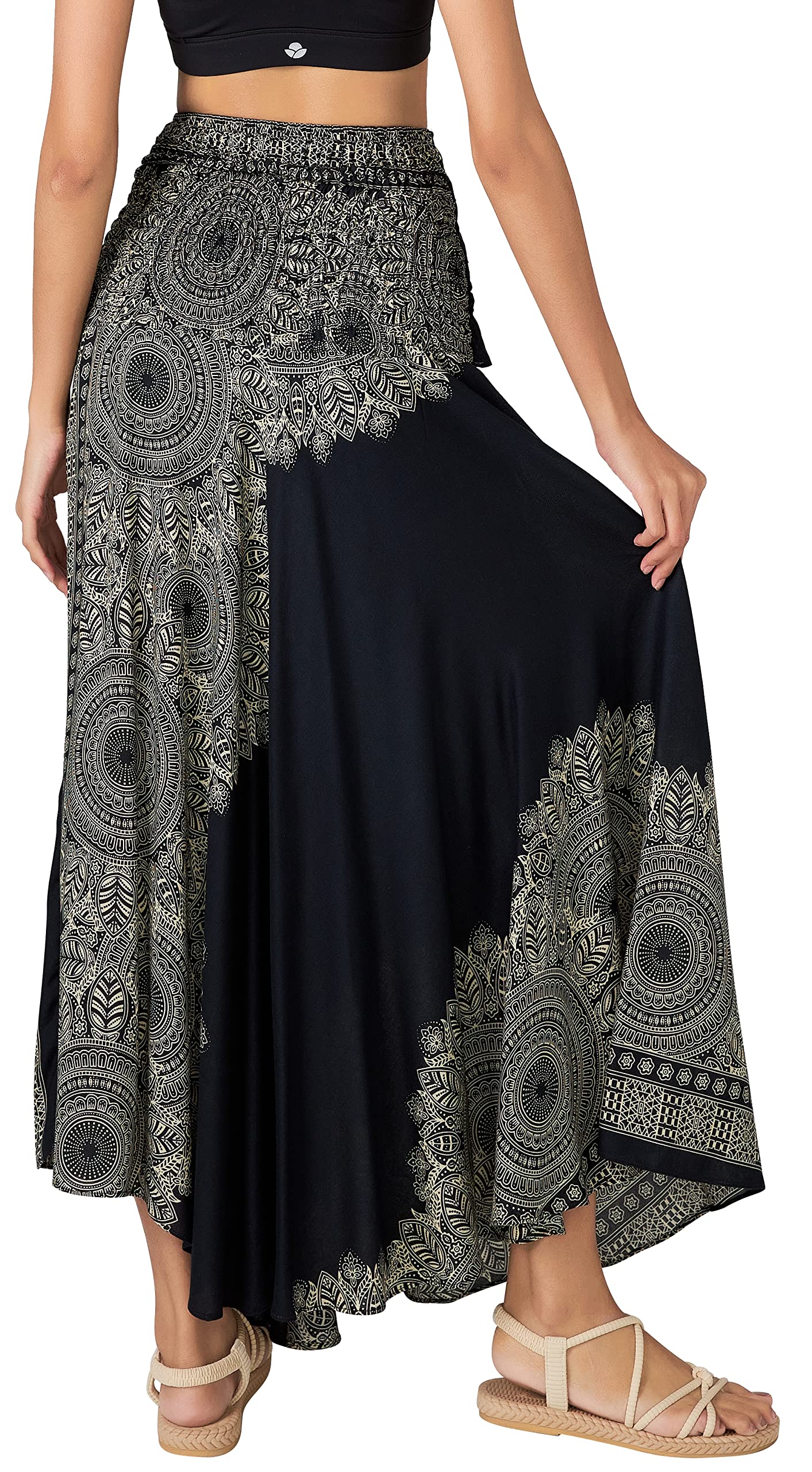 Long Boho Skirts for Women - Bohemian Hippie Maxi Summer Skirt