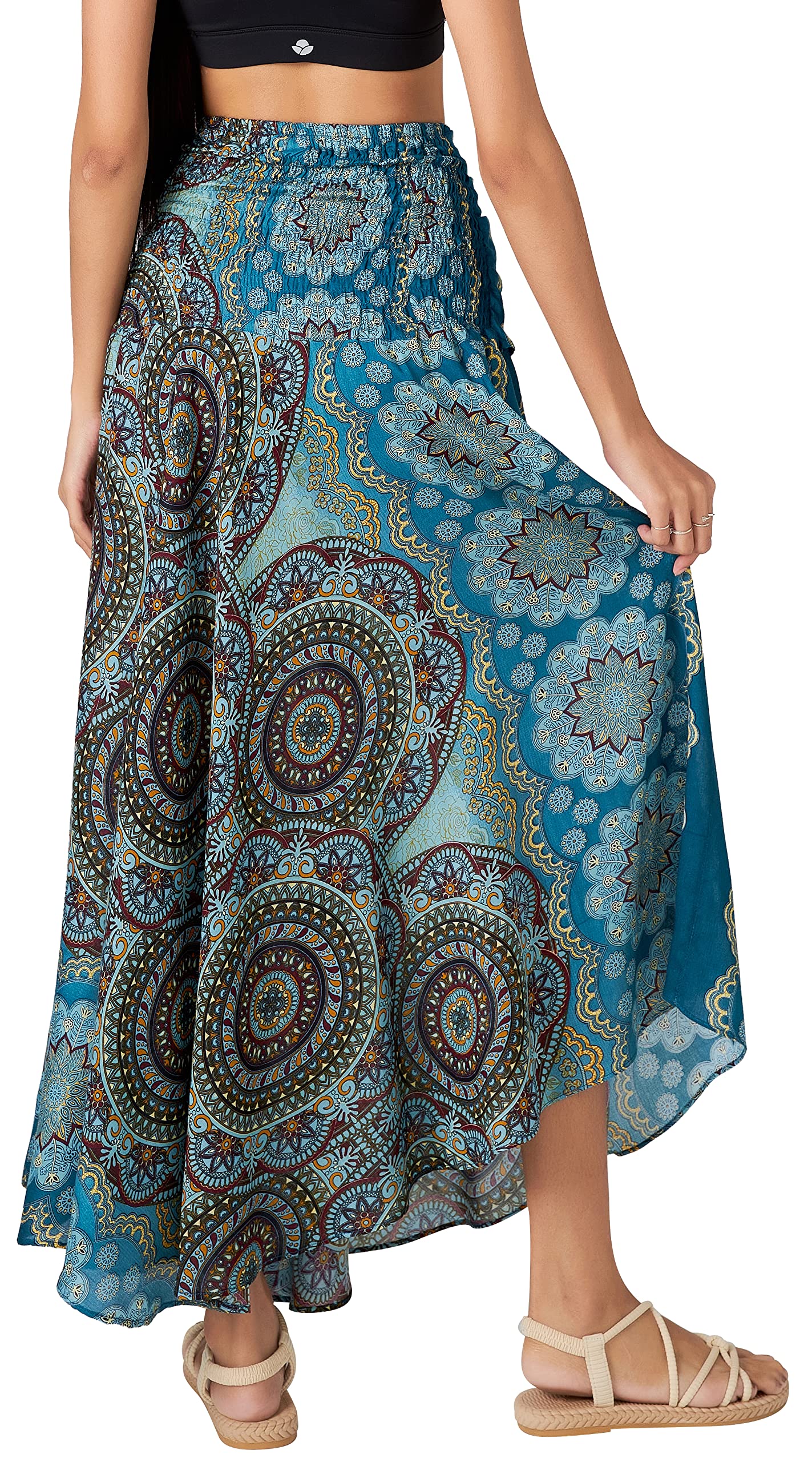 Long Boho Skirts for Women - Bohemian Hippie Maxi Summer Skirt